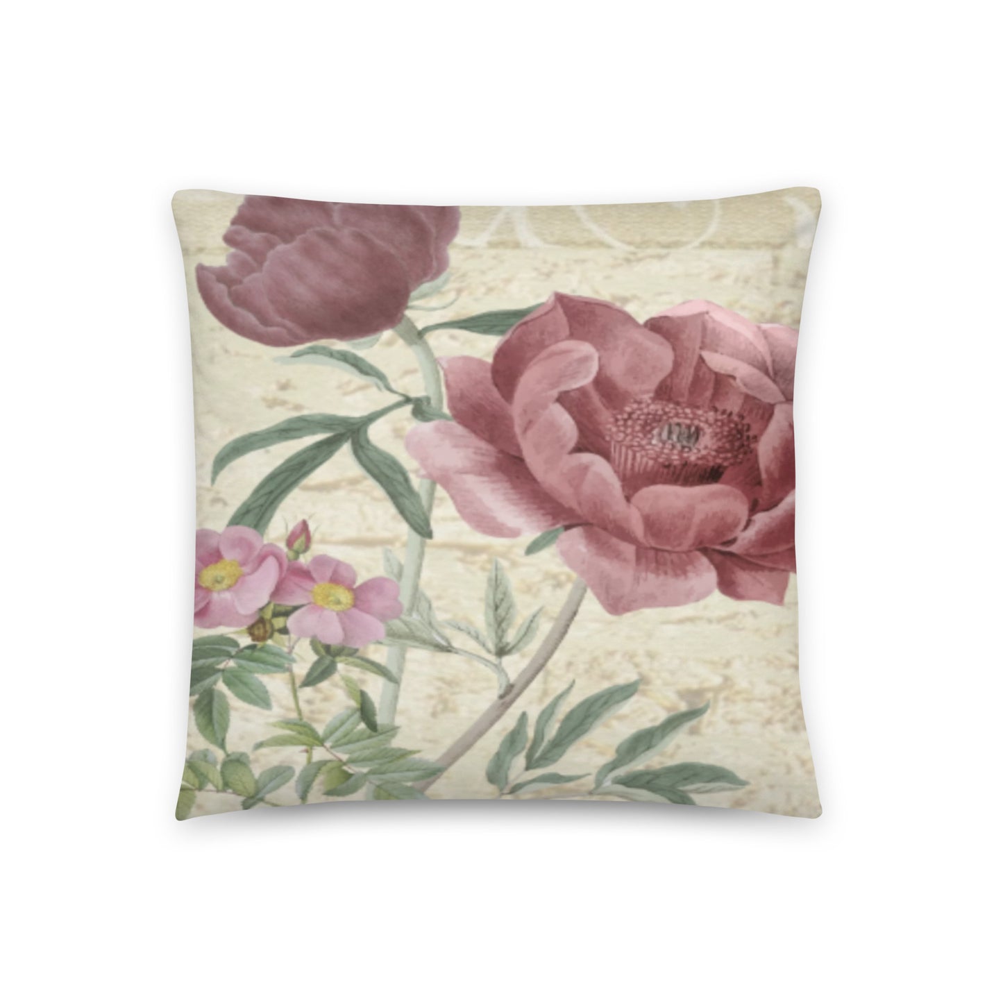 "flowers 02" Basic Pillow