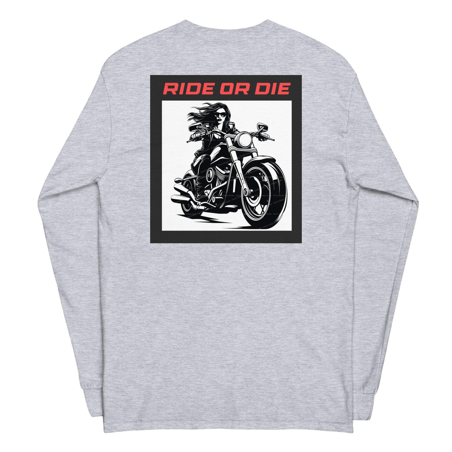 "RIDE OR DIE" Men’s Long Sleeve Shirt