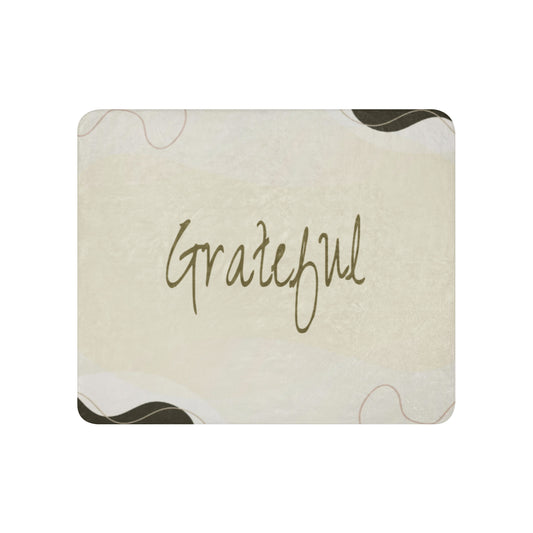 "Grateful" Sherpa blanket