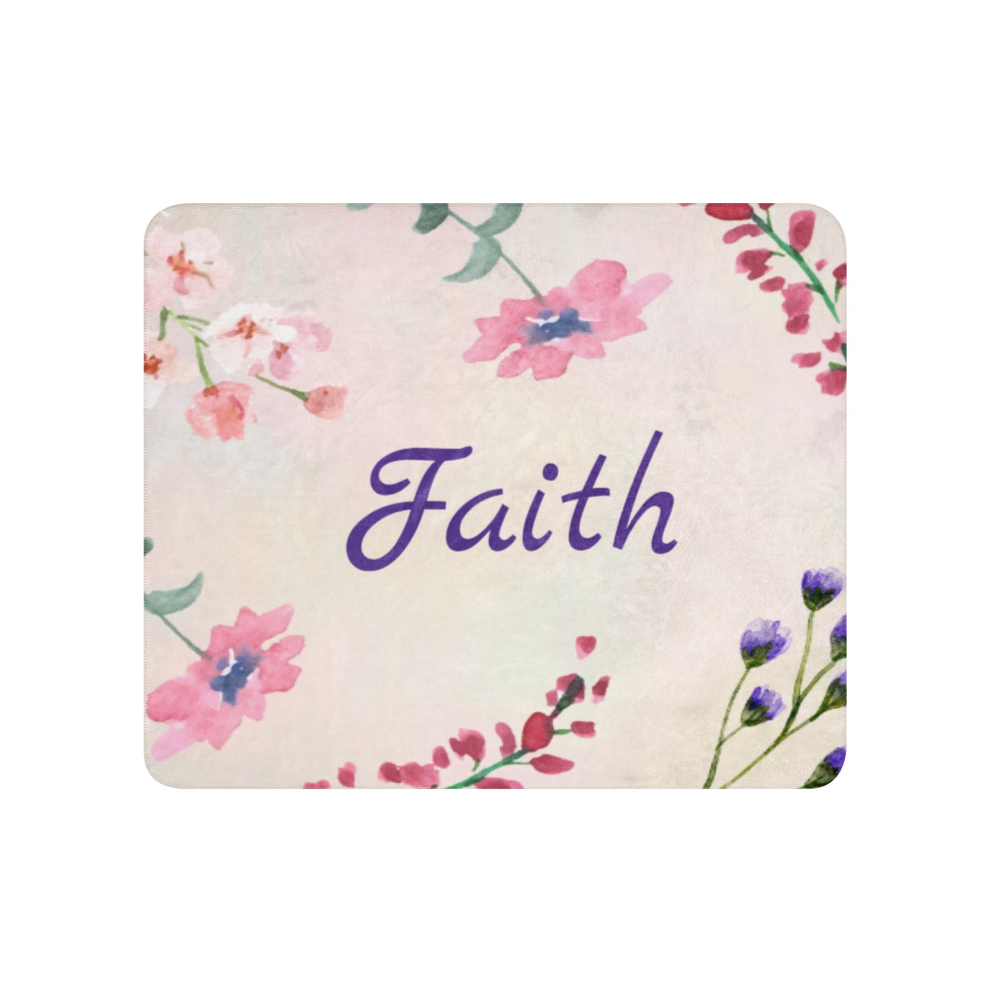 "Faith" Sherpa blanket