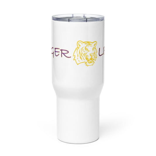 "TIGER LIFE" Travel mug with a handle