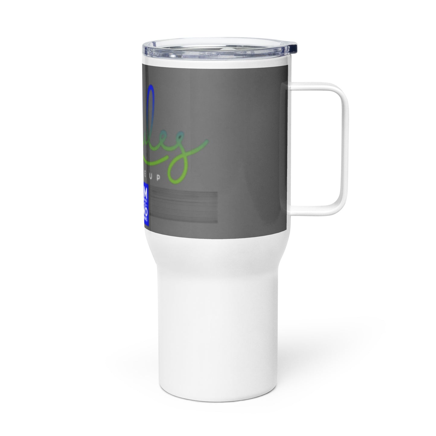 "BREAK Rules PG" Travel mug with a handle