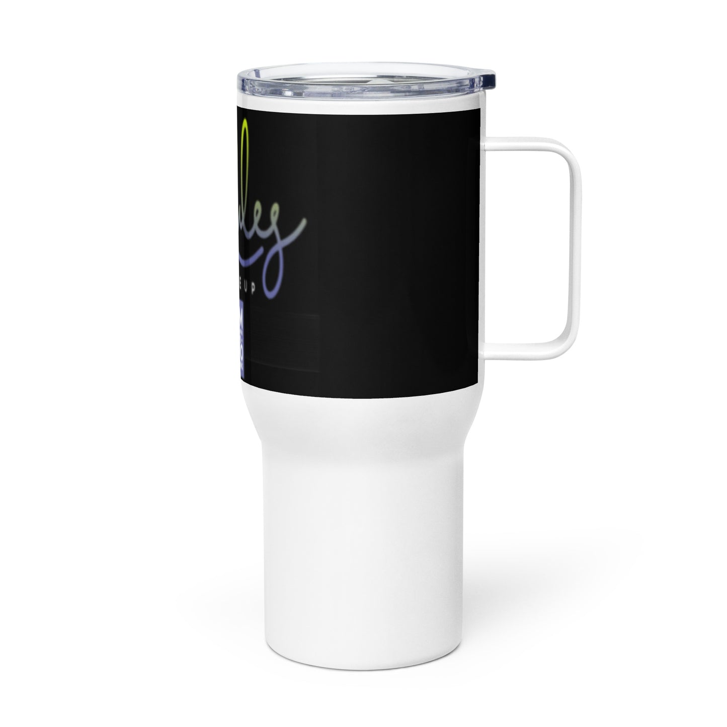 "BREAK Rules YP" Travel mug with a handle