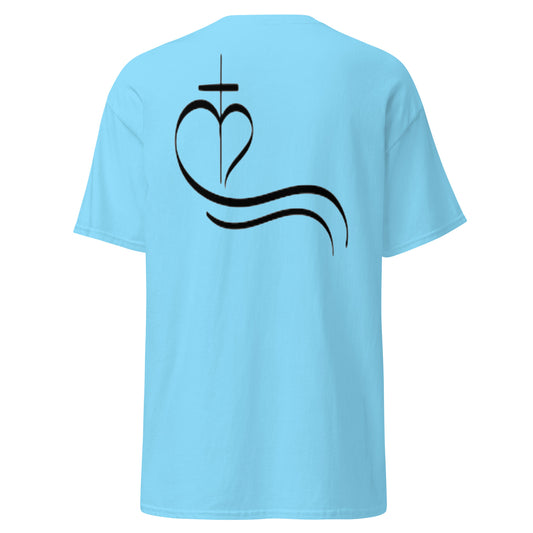 "Cross/Heart" Unisex classic tee