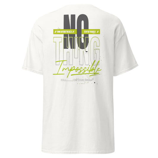 "NO THING IMPOSSIBLE G" Unisex classic tee