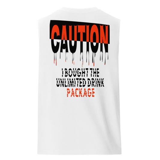 "CAUTION" Muscle Shirt