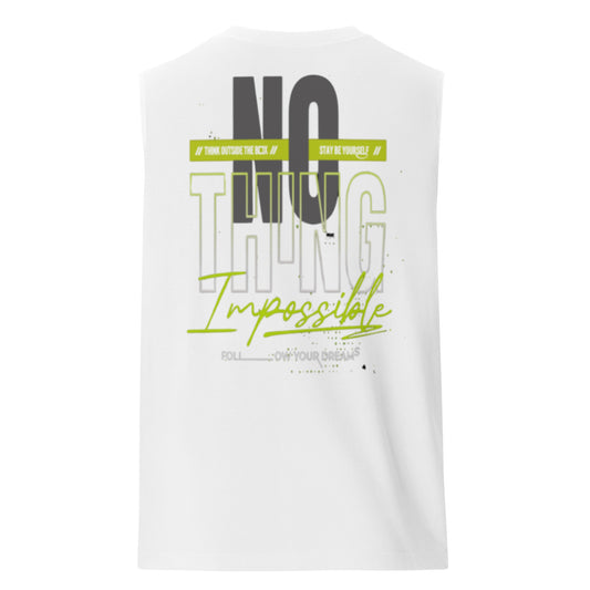 "NO THING IMPOSSIBLE G" Muscle Shirt