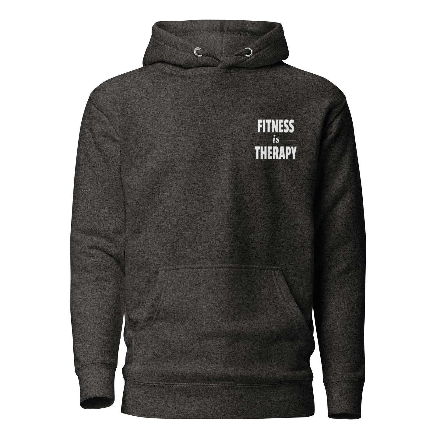 "FITNESS IS THERAPY" Unisex Hoodie