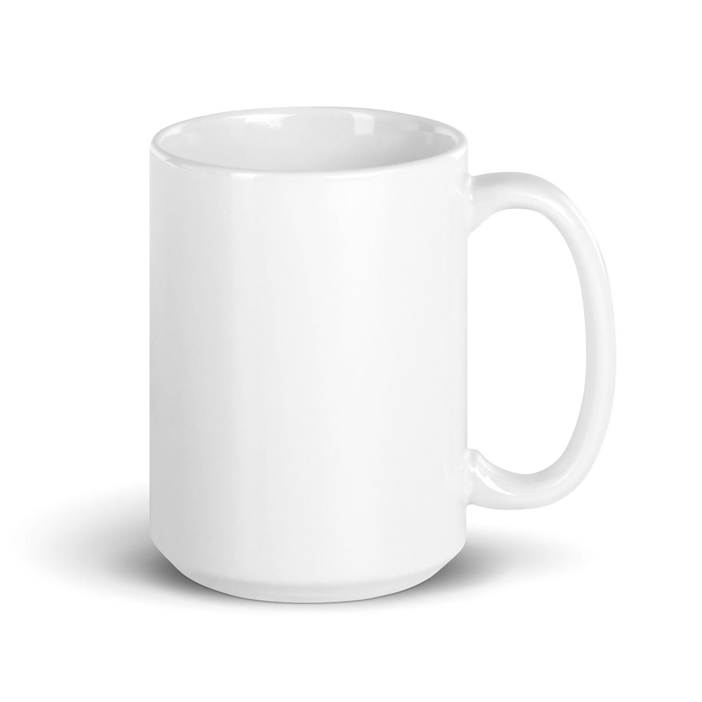 "love" White glossy mug