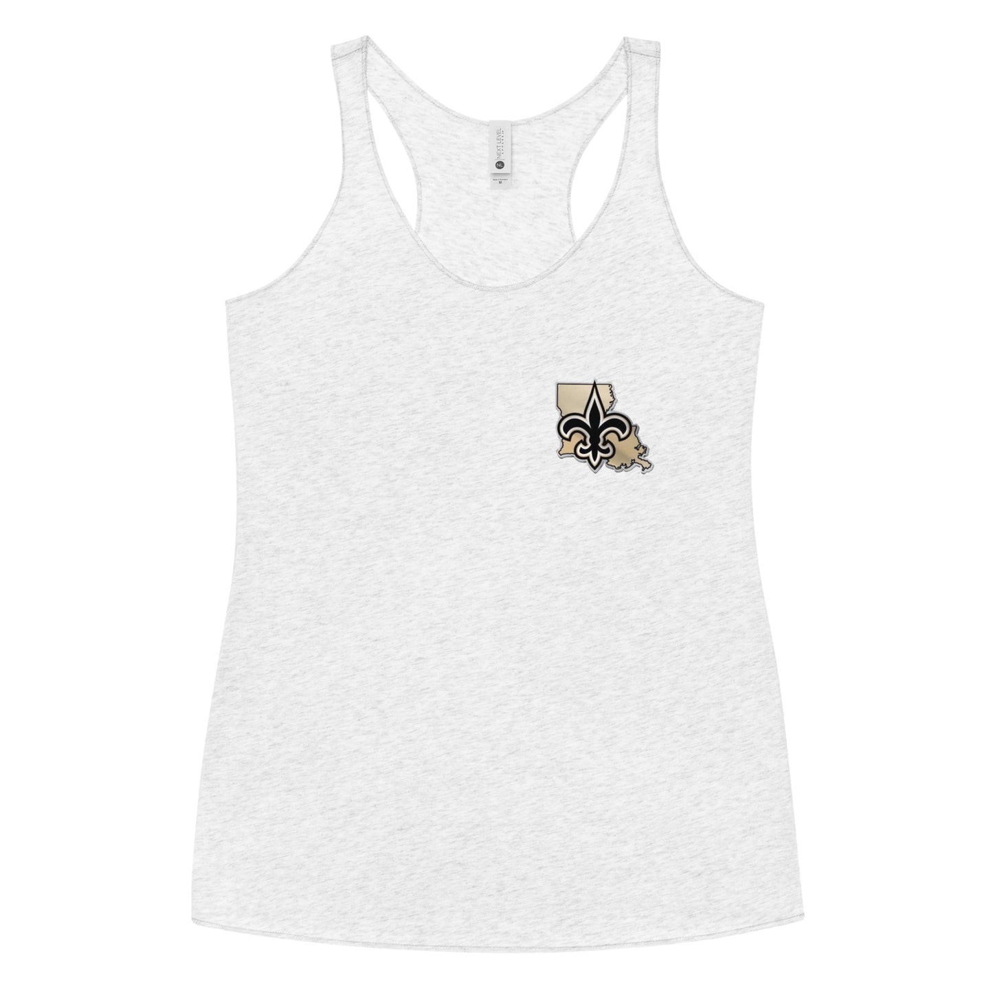 "LA fleur de lis" Women's Racerback Tank