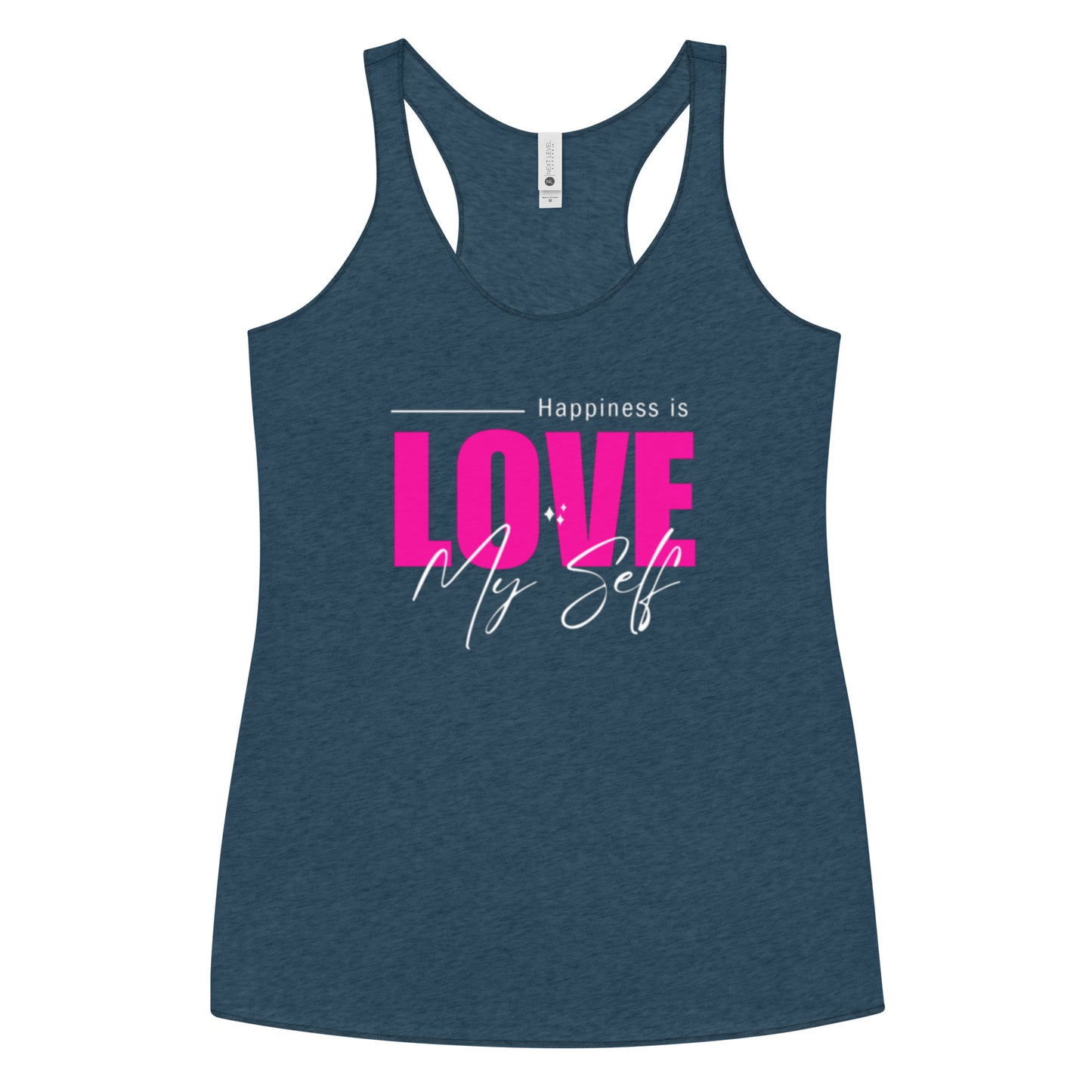 "_____Happiness" Women's Racerback Tank