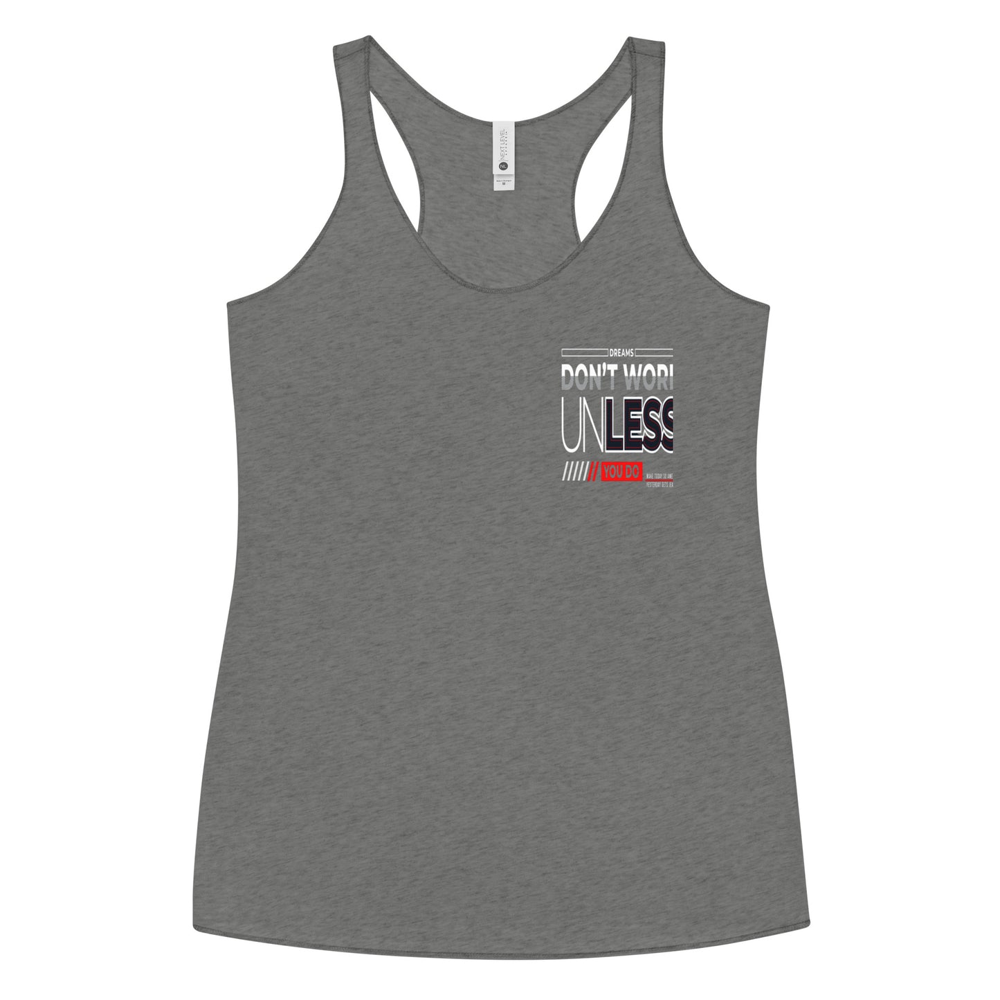 "DREAMS" Women's Racerback Tank