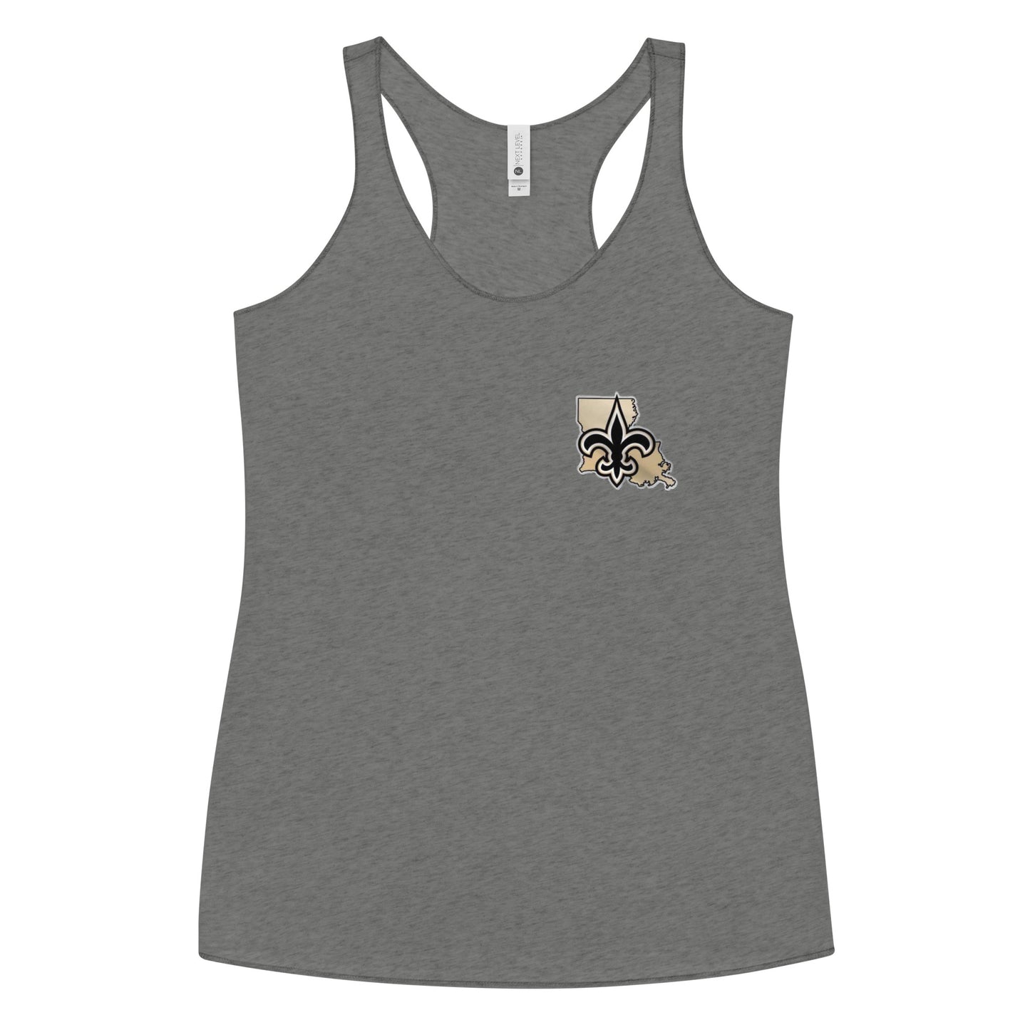 "LA fleur de lis" Women's Racerback Tank