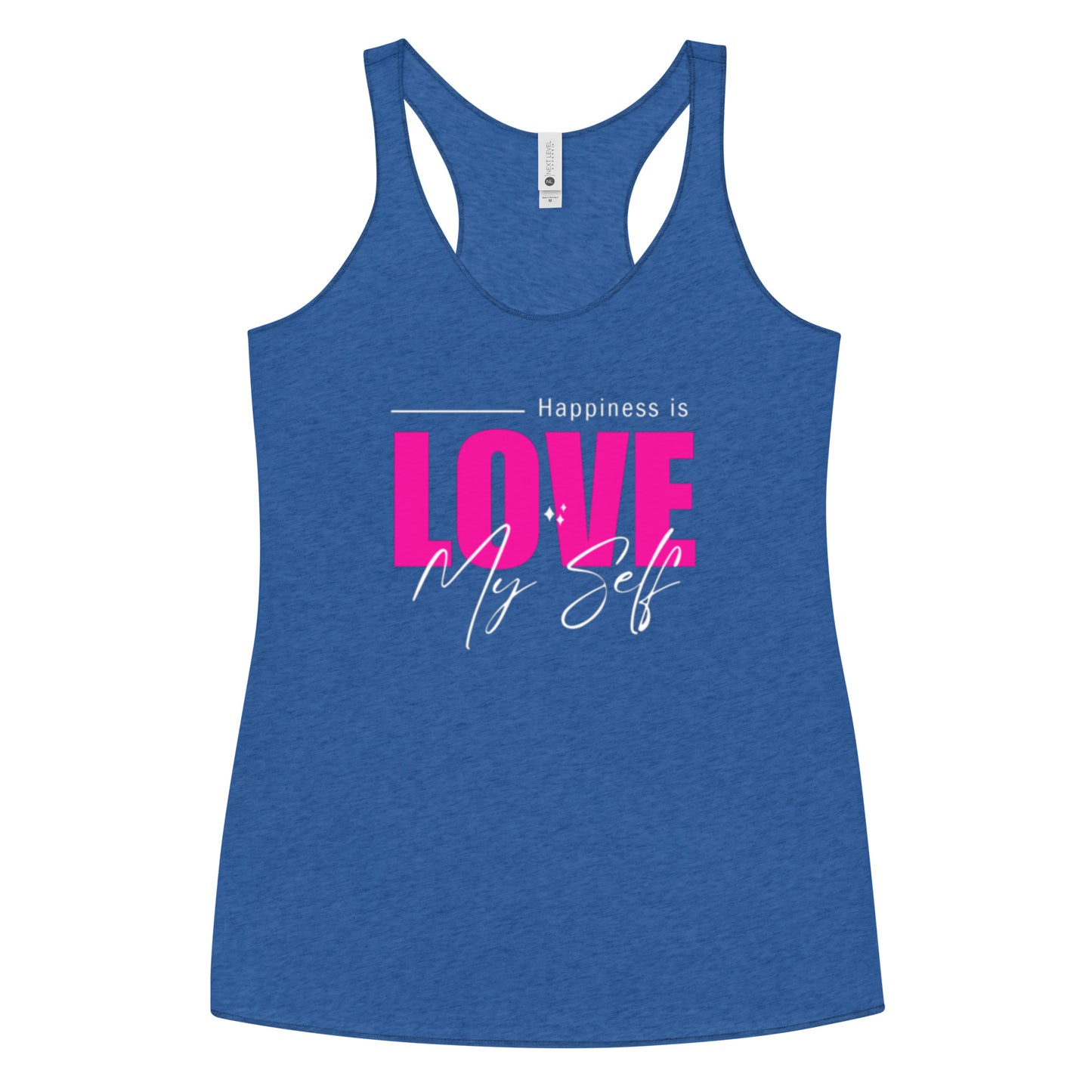 "_____Happiness" Women's Racerback Tank