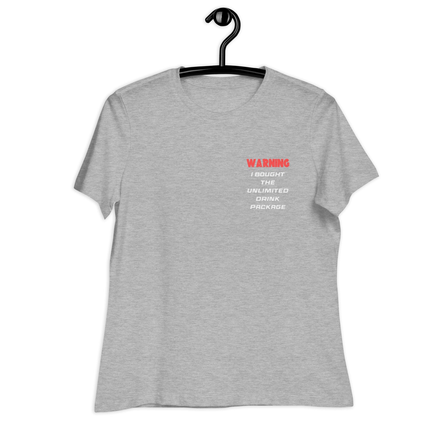 "WARNING" Women's Relaxed T-Shirt