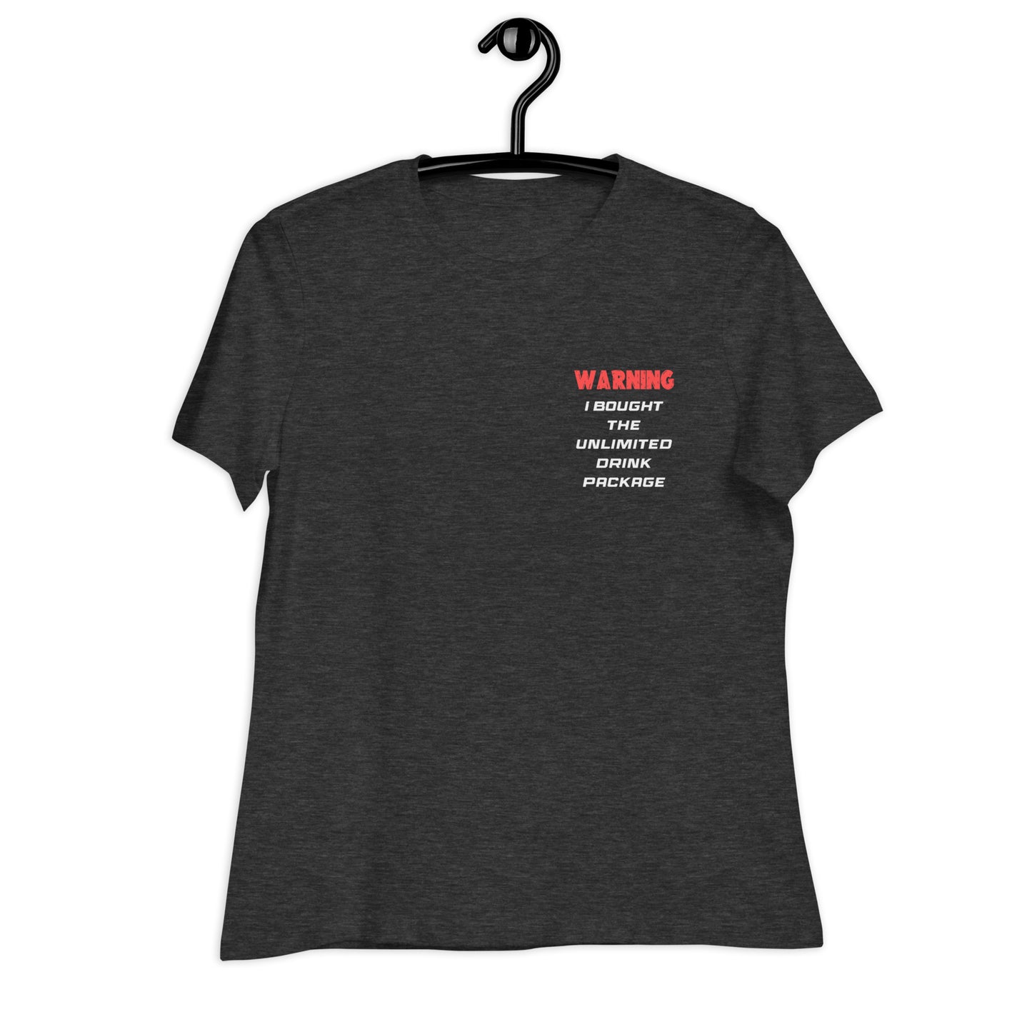 "WARNING" Women's Relaxed T-Shirt