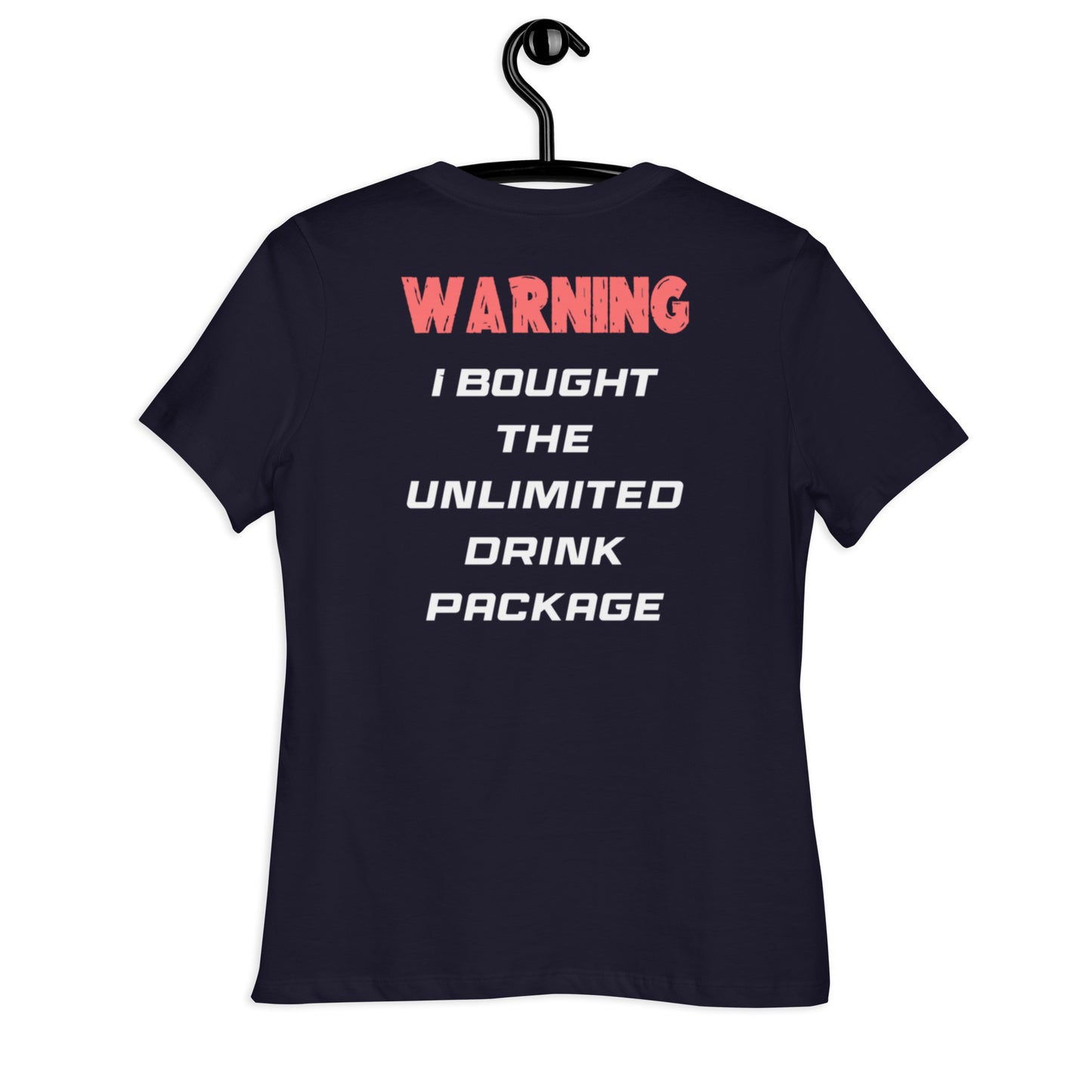 "WARNING" Women's Relaxed T-Shirt